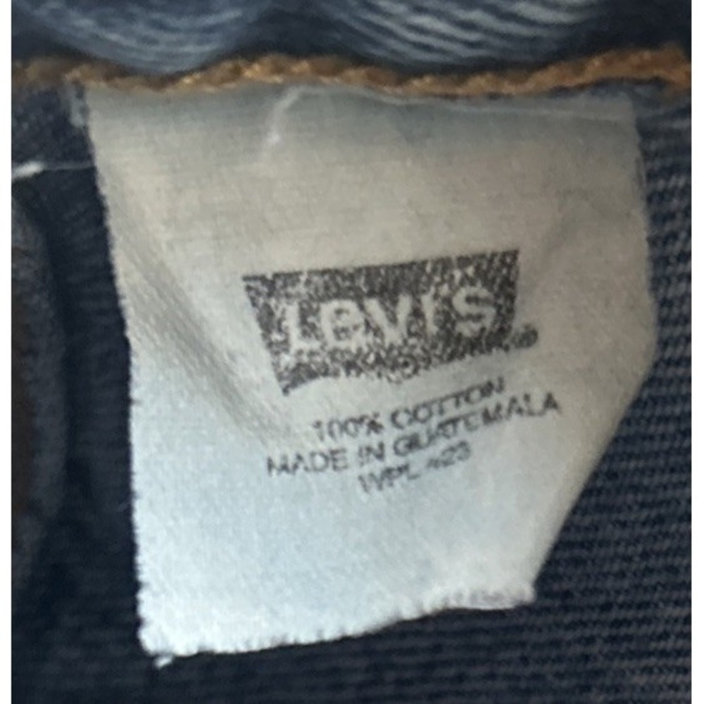 Vintage 90s Levis 501 Blue Button fly Denim Jeans 36x34 - Picture 4 of 5